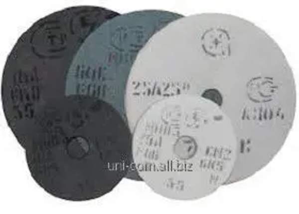 Круг шлифовальный 25А былый\серый 300х40х127 электрокорунд