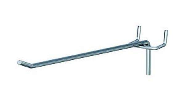 Крючок одинарный для перфорированных стеллажей