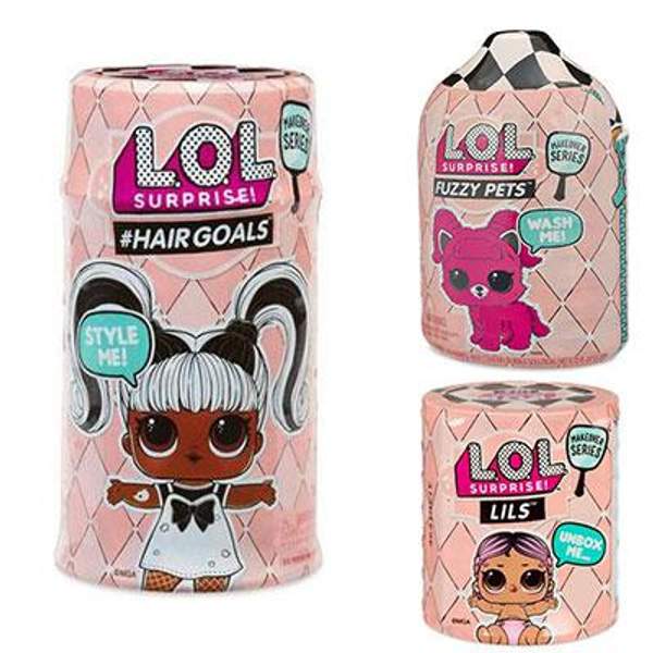 Куклы ЛОЛ 5 серия Hairgoals, Fuzzy Pets, Lils