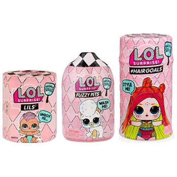 Куклы ЛОЛ 5 серия вторая волна Hairgoals, Fuzzy Pets, Lils