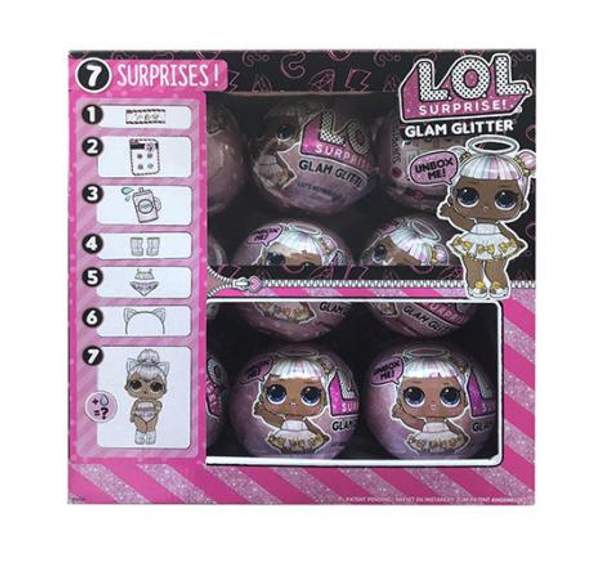 Куклы ЛОЛ Глэм Глиттер 18шт оригинал