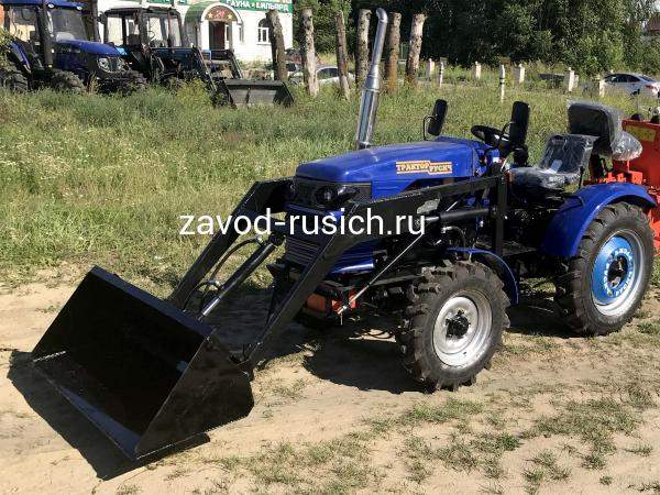 КУН Фронтальный погрузчик для ременного минитрактора Русич Т-30 4x4 с полным приводом