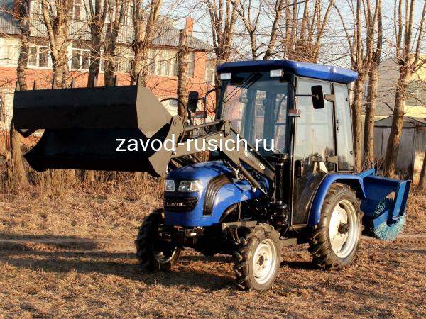 КУН Фронтальный погрузчик для Русич Т-224 ГУР Т-244 с челюстным ковшом