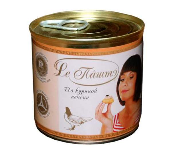 Куриный паштет Le Паштэ Золотая (250 гр.)