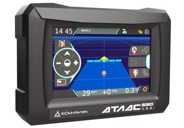 Курсоуказатель Атлас 530 с усиленной антенной антенной - система параллельного вождения