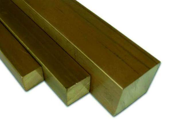 Квадрат латунный 16х16 мм ЛС59-1В ГОСТ 31366-2008 тянутый