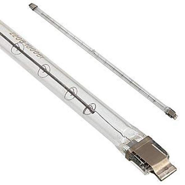 Лампа КГТ, пинцет, 1000 и 2200 Вт, цоколь, НРа15/20, кварцевая, галогенная, инфракрасная, термоизлучатель