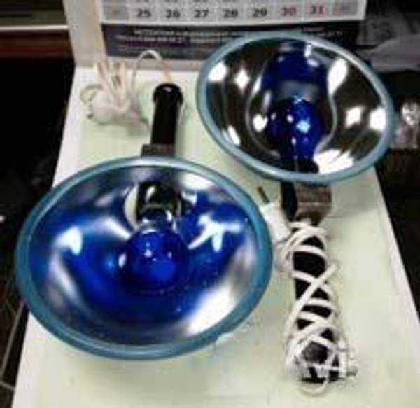 Лампа синяя (рефлектор Минина)