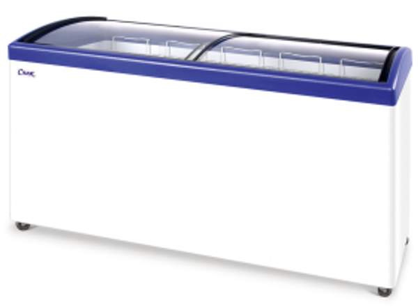 Ларь с прямыми стеклянными створками МЛГ-500