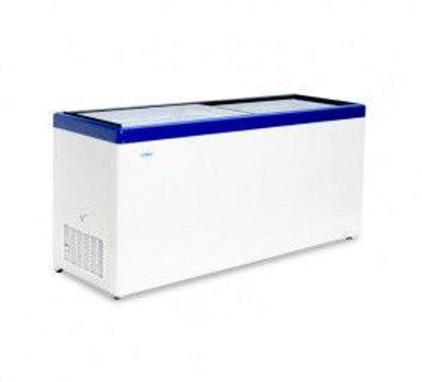 Ларь с прямыми стеклянными створками МЛП-700