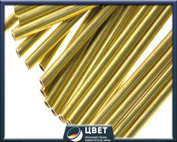 Латунная капиллярная трубка 1.6х0.9 мм Л96 ГОСТ 2624-77