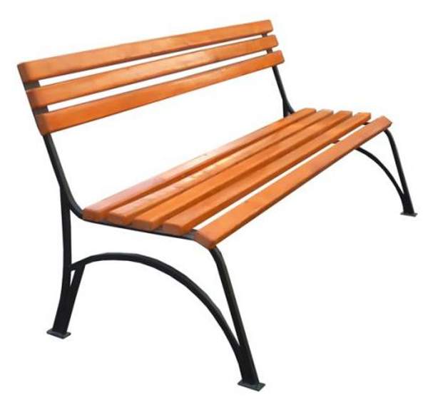 Лавочка парковая "Эк-111" стальные опоры