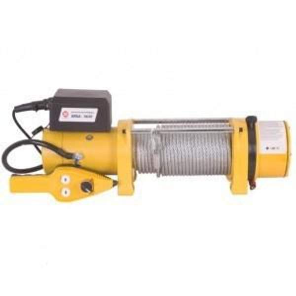 Лебедка электрическая ЭЛБА-3620 (12В, до 1810/3620кг,3,4кВт,трос 29м/8,3мм) КАЛИБР