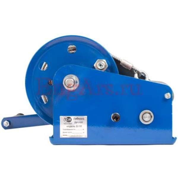 Лебедка ручная ЛБ-3000 (BHW-3000) (г/п 1,35 т, длина троса 10 м)