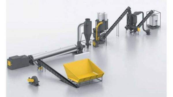 Лента для линии гранулирования древесных отходов естественной влажности