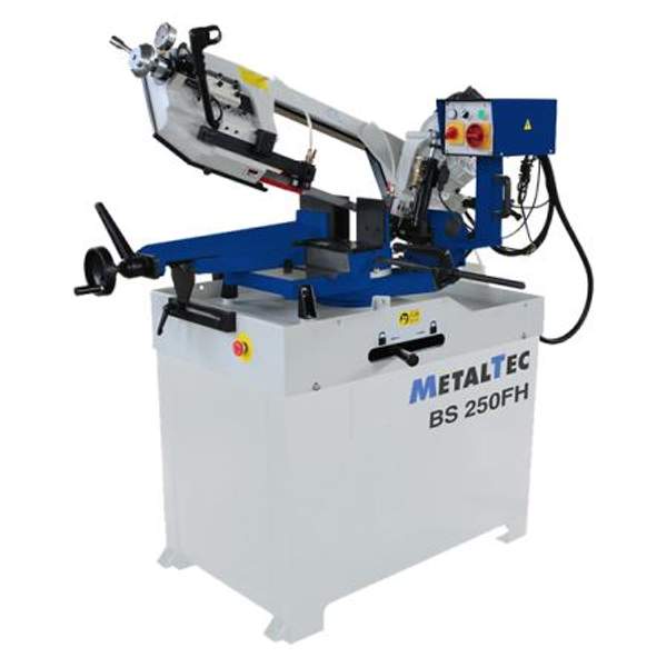 Ленточнопильный станок до 250мм под 90гр, 750Вт, 380 В, MetalTec BS-250FH