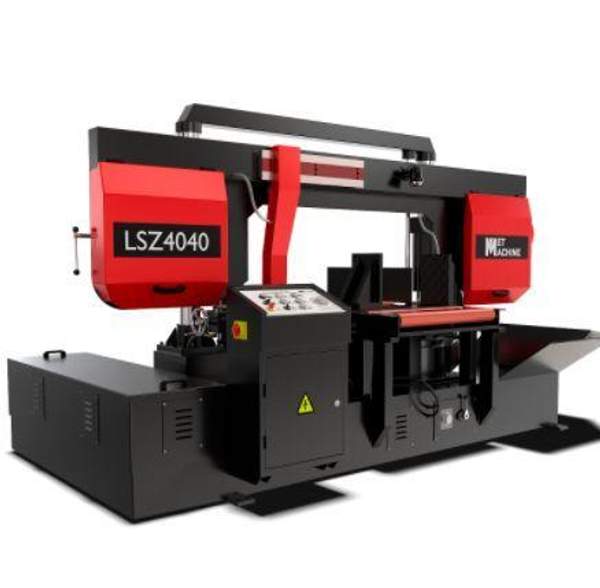 Ленточнопильный станок до 400мм, с поворотной рамой, 4.0кВт, MetMachine LSZ4040A