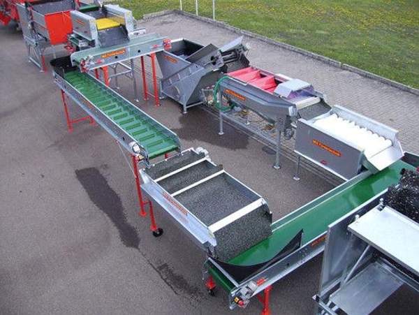 Ленты для Линия мойки, полировки, сушки, сухой очистки, сортировки, калибровки, фасовки, упаковки овощей, карт