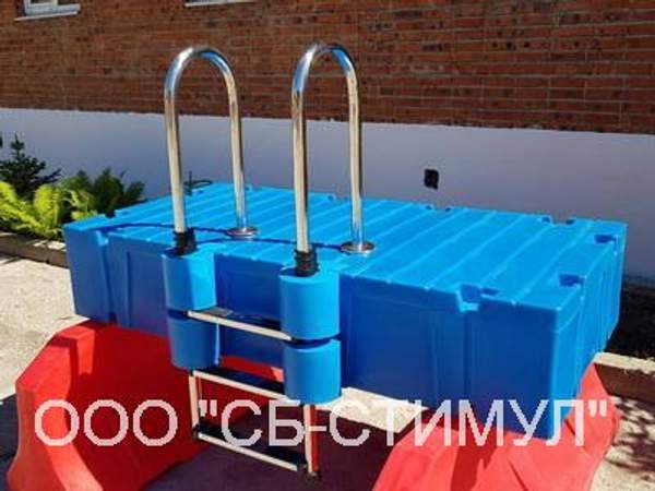 Лестница металлическая для понтона