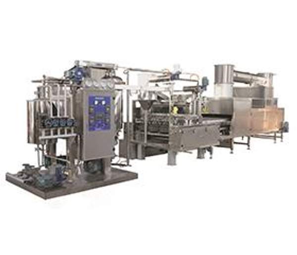 Линия для производства тиражного ириса с автоматическим оборудованием для формирования батончиков