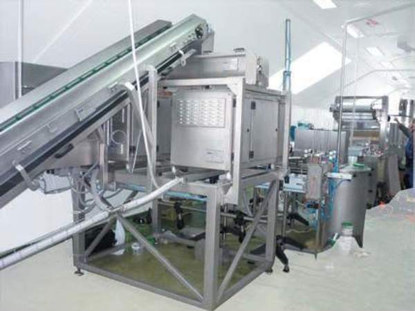 Линия для упаковки квашеных продуктов или салатов в ведёрки 3-20 кг