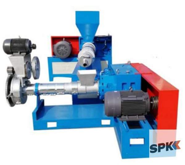 Линия грануляции Гранулятор SJ 200/180 Работа на твердых отходах полимерах Стренговая резка