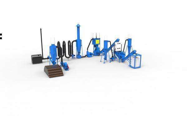 Линия оборудования для производства топливных пеллет ПЛГ-500 - от Производителя