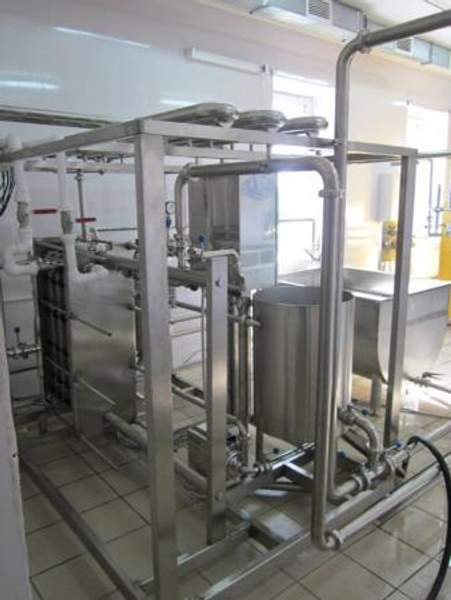 Линия производства пастеризованного молока и сливок на 1000 литров