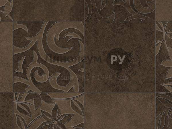 Линолеум бытовой PROJEСT Дизайн - ШОКОЛАД 549 (2.5 м)