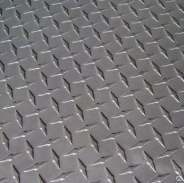 Лист алюминиевый диамант 3x1200x3000 мм АМг2 ГОСТ 21631-76