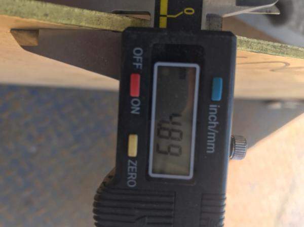 Лист латунный Л63 5×600 мм L=1210 мм