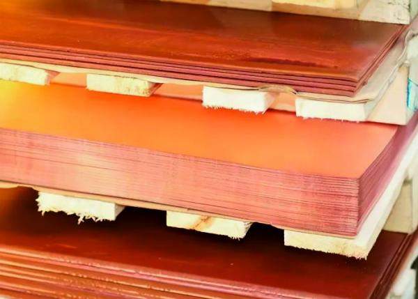 Лист медный 6,5 мм М1ф ГОСТ 1173-2006 горячекатаный