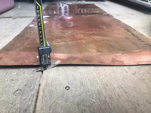 Лист медный M1 0,5х600х1500 мм