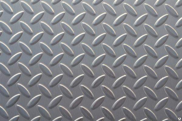 Лист рифленый 4х1500х6000 мм ГОСТ 8568-77 чечевица