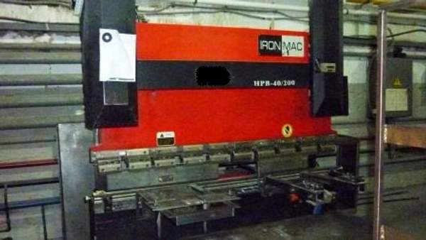 Листогиб IRONMAC HPB-40/2000 (40 тс, 2000 мм)