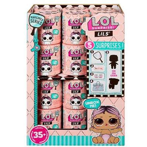 ЛОЛ сестрички 5 серия Lils c волосами 24шт
