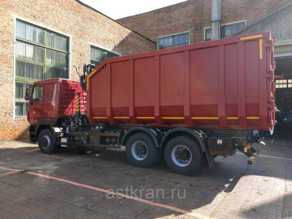 Ломовоз ЛМ-1М.30 на шасси МАЗ 6312С9 с гидроманипулятором PALFINGER VM10L74 Евро-5