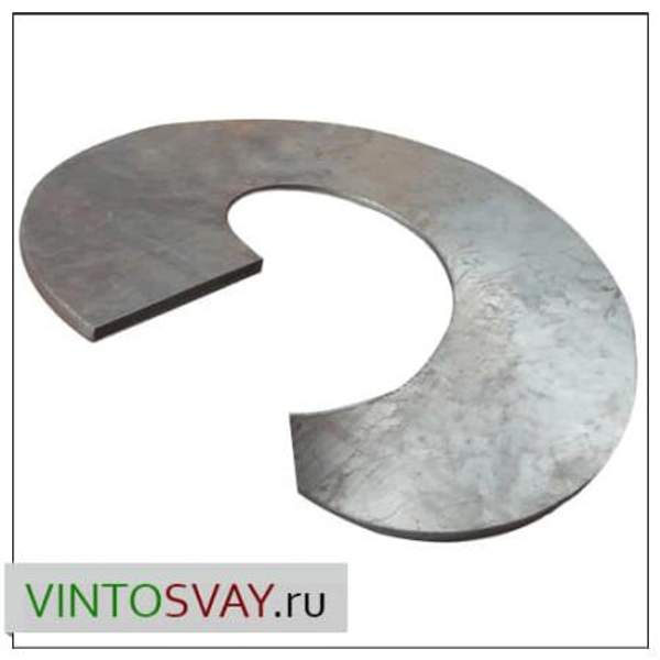 Лопасть сваи D500/89 h5 (СТ3) гнутая