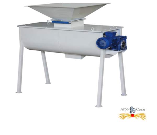 Лопастной смеситель. Смеситель горизонтальный. Зерносмеситель