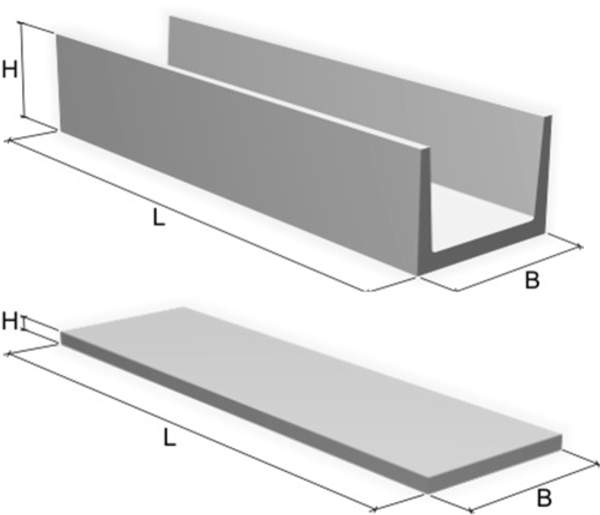 Лотки теплотрасс ЛК 300.60.30, ЛК 300.60.45, ЛК 300.60.60, Л4-8/2, Л8-8/2, все размеры, ХМАО ЯНАО.