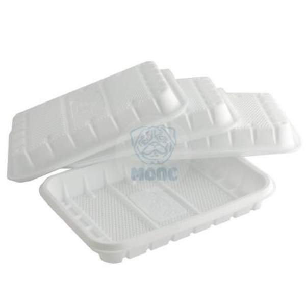 Лоток одноразовый белый 0,5кг для фасовки и заморозки 50/44/2200
