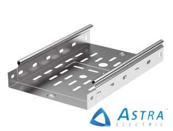 Лоток перфорированный замковый, прямая секция