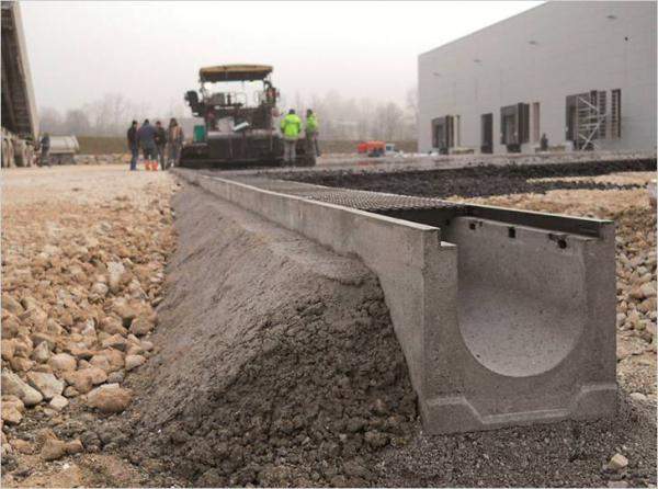 Лоток водоотводный бетонный DN 200 H 385 1000×335×385 Е600