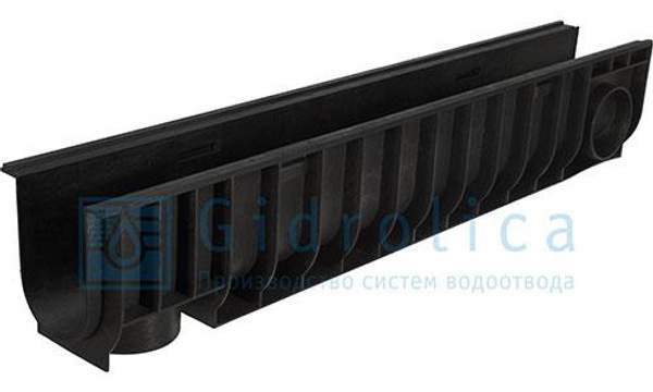 Лоток водоотводный ЛВ-10.14,5.18,5- пластиковый