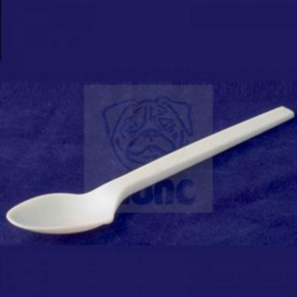 Ложка пластиковая одноразовая белая 200/4000