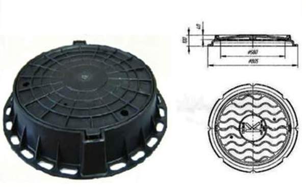 Люк чуг. «Л»(крышка)