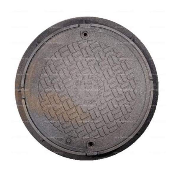 Люк чугунный канализационный легкий тип Л(А15)К.1-60