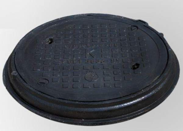 Люк чугунный канализационный средний тип С(В125) ГТС.2-60 1Т-3735