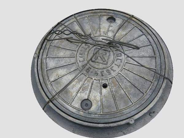 Люк чугунный канализационный средний тип С(В125) К.1-60 ГОСТ 3634-99