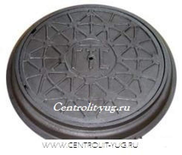 Люк чугунный легкий